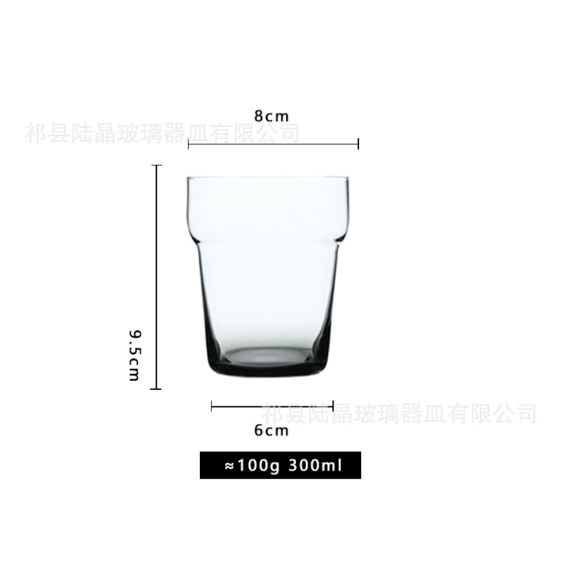 Ins vidrio de color primario vidrio laminado whisky taza de cerveza color taza de hogar sala de estar taza de jugo taza de beber