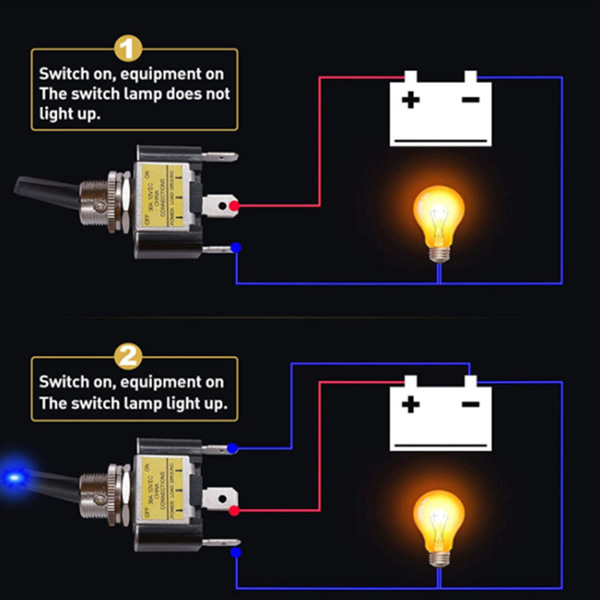 LED car truck switch switch with light rocker switch button switch…