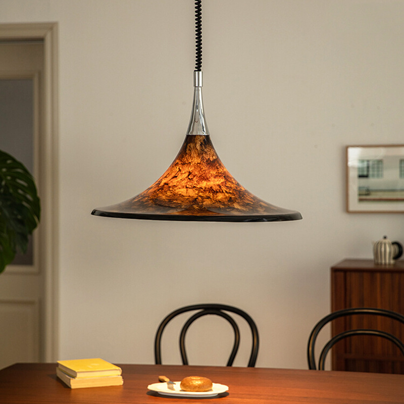 Creative retro ceiling lamp for living room