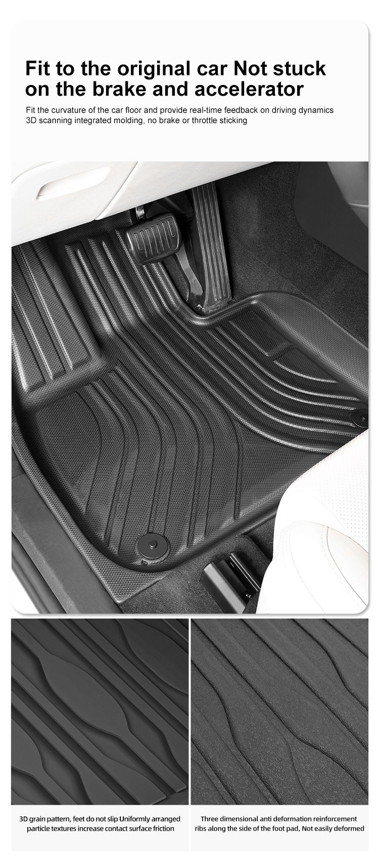 Suitable for 24-25 Model Byd M6 Left- and Right-Hand Drive Cars, Dirt-Resistant Tpe Floor Mats, Fully Environmentally Friendly Trunk Mat