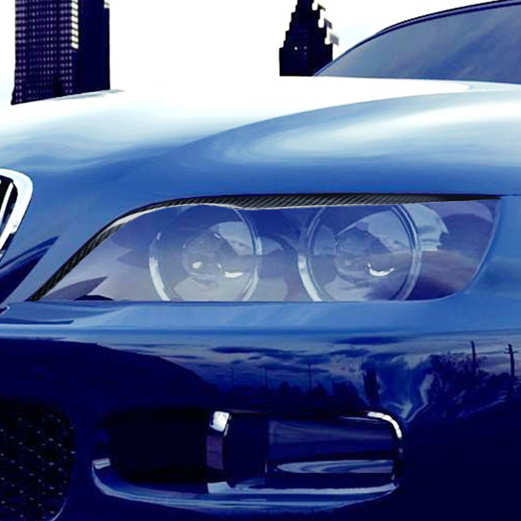 Suitable for 96-02 BMW Z3 lamp eyebrow carbon fiber modified lamp eyebrow eyebrow headlight decorative strip lamp eyebrow stickers