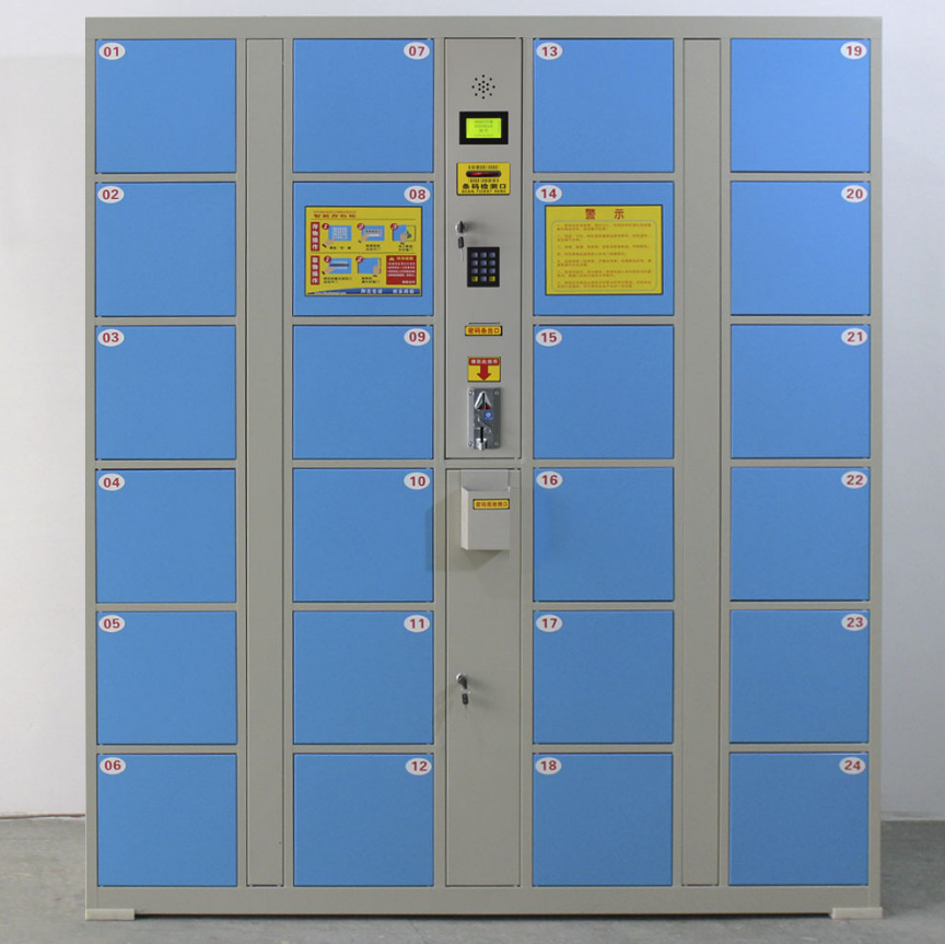 Coin -invested storage cabinet