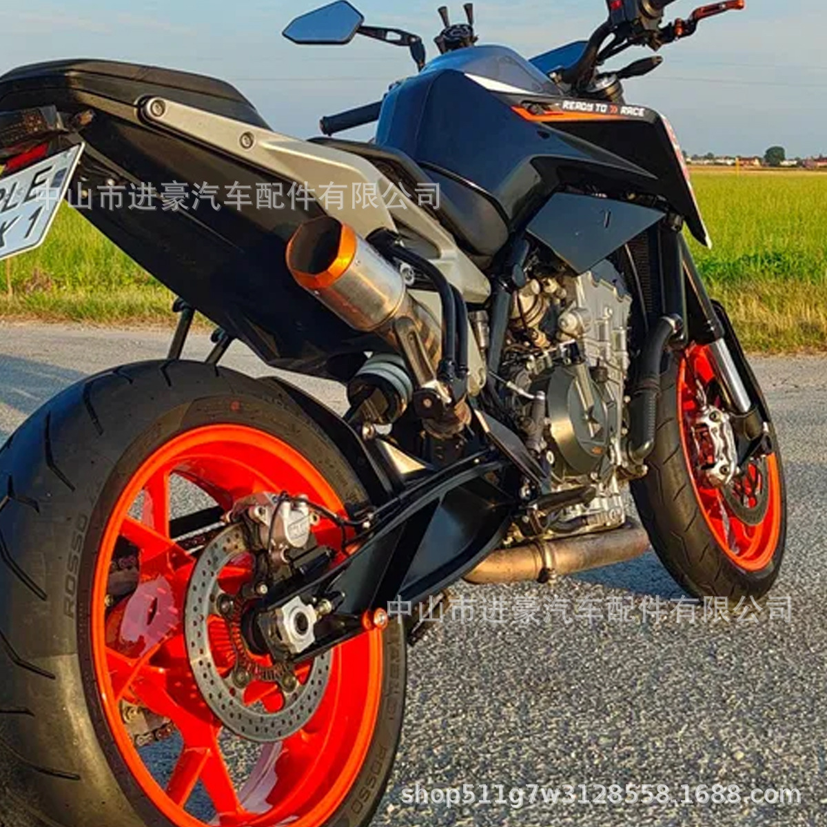 Suitable for Motorcycle Exhaust Pipe Modification, Original Factory Direct Sales Ar Short Tail Section Exhaust Pipe, Ar Exhaust Pipe Non-Destructive Installation