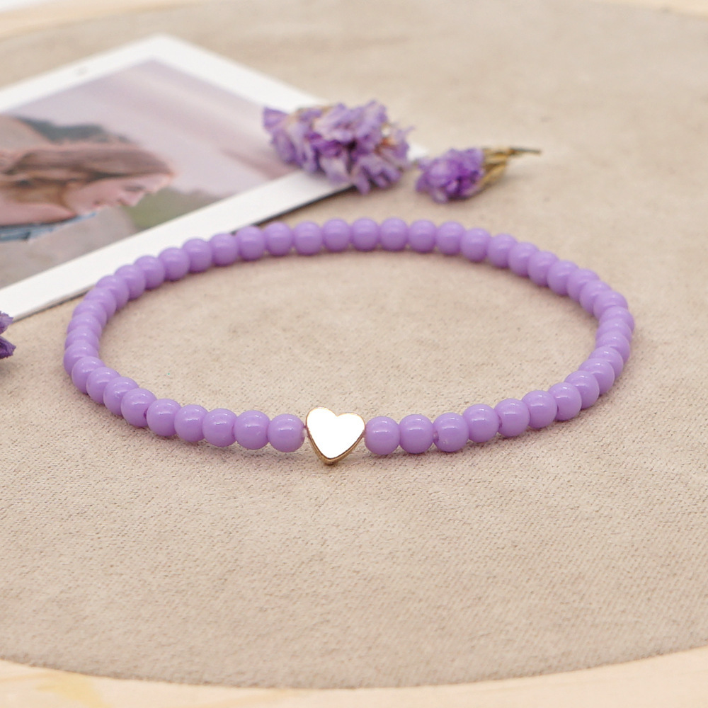 Wholesale Jewelry Bohemian Style Solid Color Acrylic Beads Bracelet Nihaojewelry display picture 6