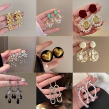 欧美时尚夸张个性流苏耳环女设计感长款耳坠高级显脸瘦百搭潮耳饰