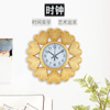 Fashionable modern creative wall decorations for living room, pocket watch, light luxury style
