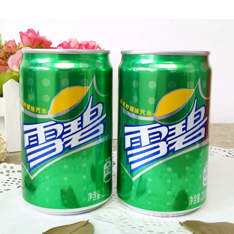 Оптовая Sprite напиток 200мл*24 мини-банка полный ящик повседневных напитков для путешествий