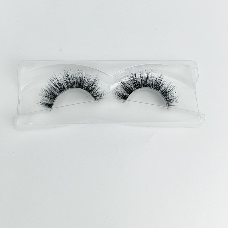 Transfronterizos sin pegamento puro, pelo de visón, pestañas falsas, pestañas naturales densas, pestañas peludas, maquillaje diario desnudo, un par de pestañas falsas