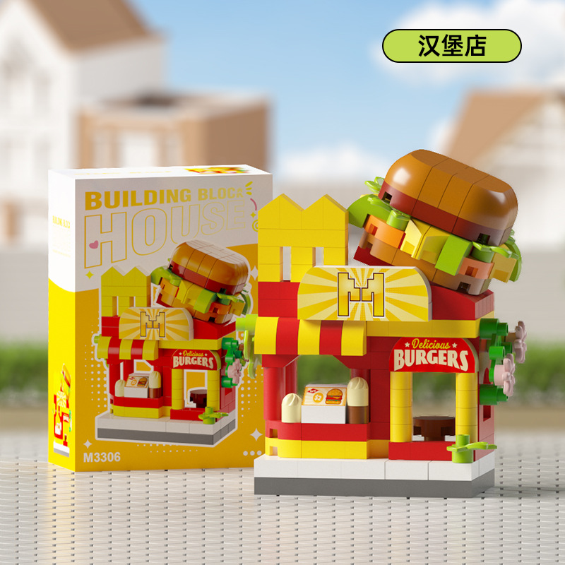 M3306 Tienda de hamburguesas 196PCS