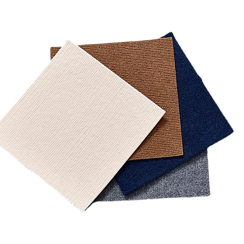 Самоклеящийся коврик SXP для соединения квадратных ковров, коврик для спальни, кросс-бордерная наклейка, серый блок, напольный коврик для коммерческого использования, рабочая одежда, офисный пол.