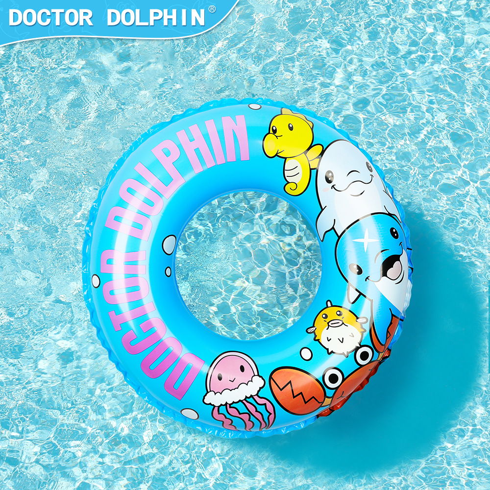 Doctor Dolphin | Anillo de natación inflable para niños PVC engrosado anillo de natación redondo