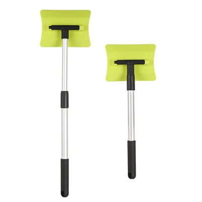 Processing custom snow shovel car self-driving emergency aluminum alloy telescopic plastic snow shovel ice scraping glass to clean snow (Other Automotive Safety Supplies) - 1