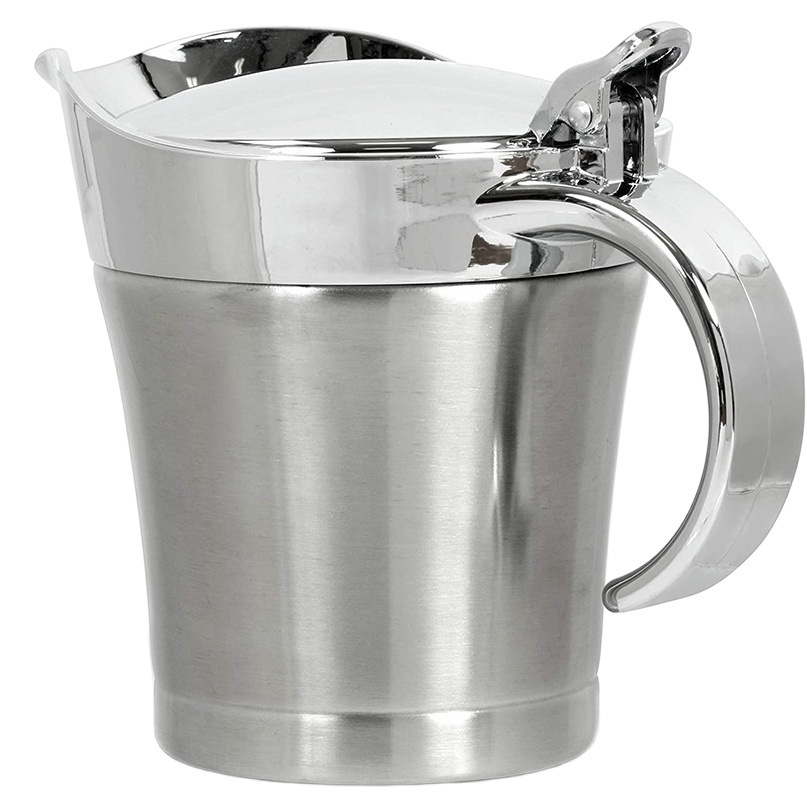 En stock olla para salsa de carne de acero inoxidable 304, taza para salsa, olla para mermelada, olla para salsa de tomate y carne, tubo para condimentos Gravy B.