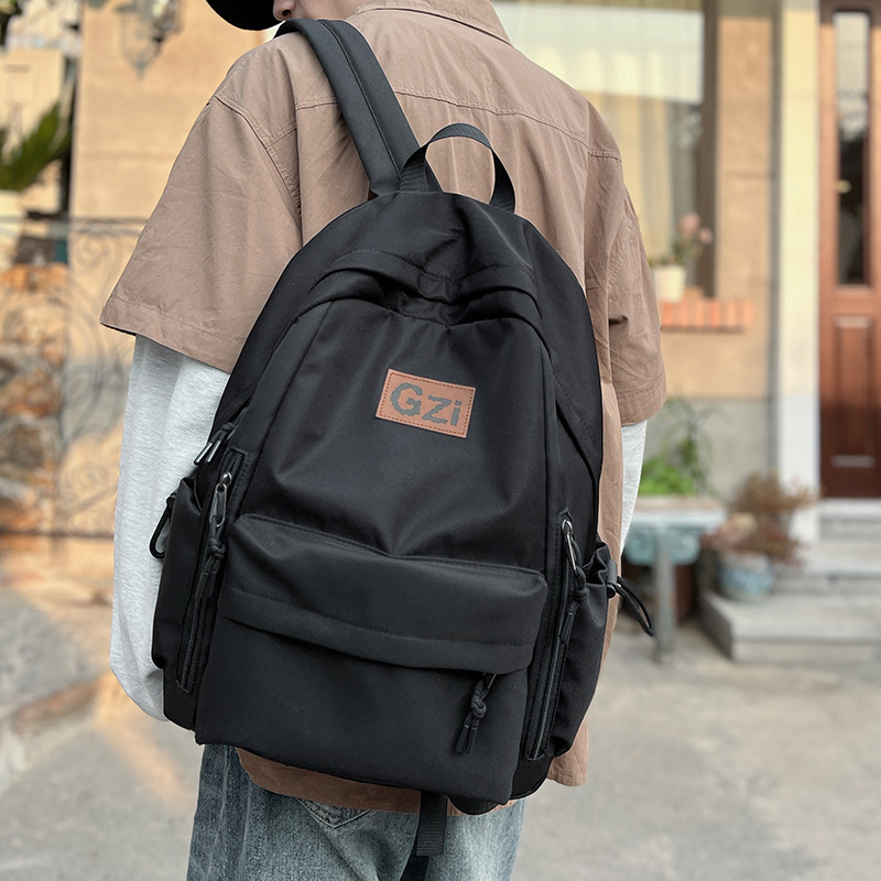 Mochila de la escuela secundaria de las niñas mochila para estudiantes universitarios de gran capacidad bolso casual de moda de los hombres de moda mochila de estilo coreano