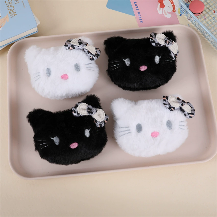 Мультяшный плюшевый маленький ароматный ветер кт кот скрипит брелок подвеска брошь diy аксессуары для волос материал для одежды