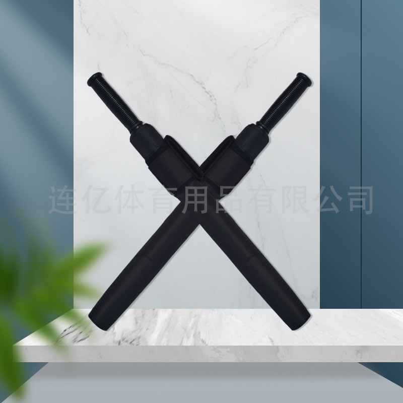 武术训练棍 海绵棍带扣 练习实战对抗短棍 模拟练习海绵棍批发
