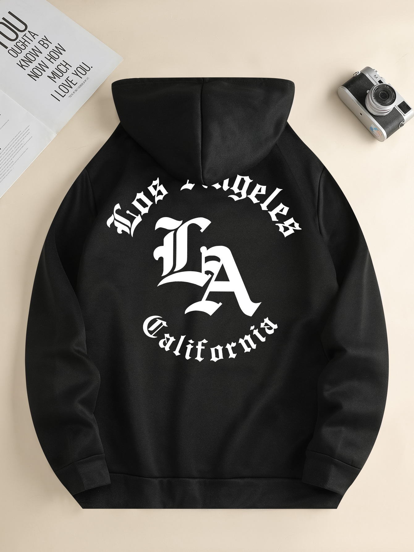 2025 Men's new fashion hoodie, casual daily drawstring Sudadera