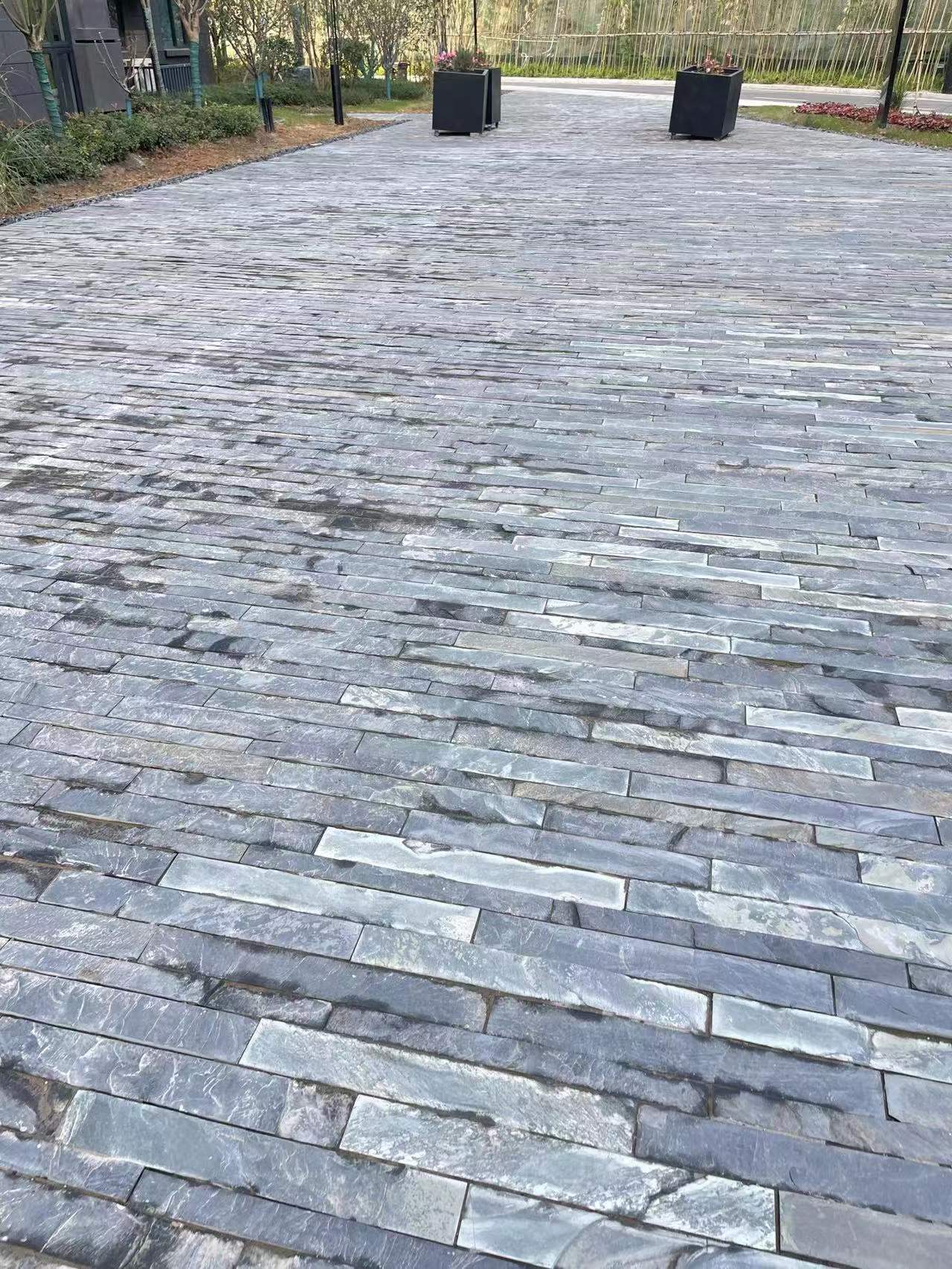 天然青石板庭院阳台室外花园院子仿古防滑地砖户外石材广场砖批发-阿里巴巴