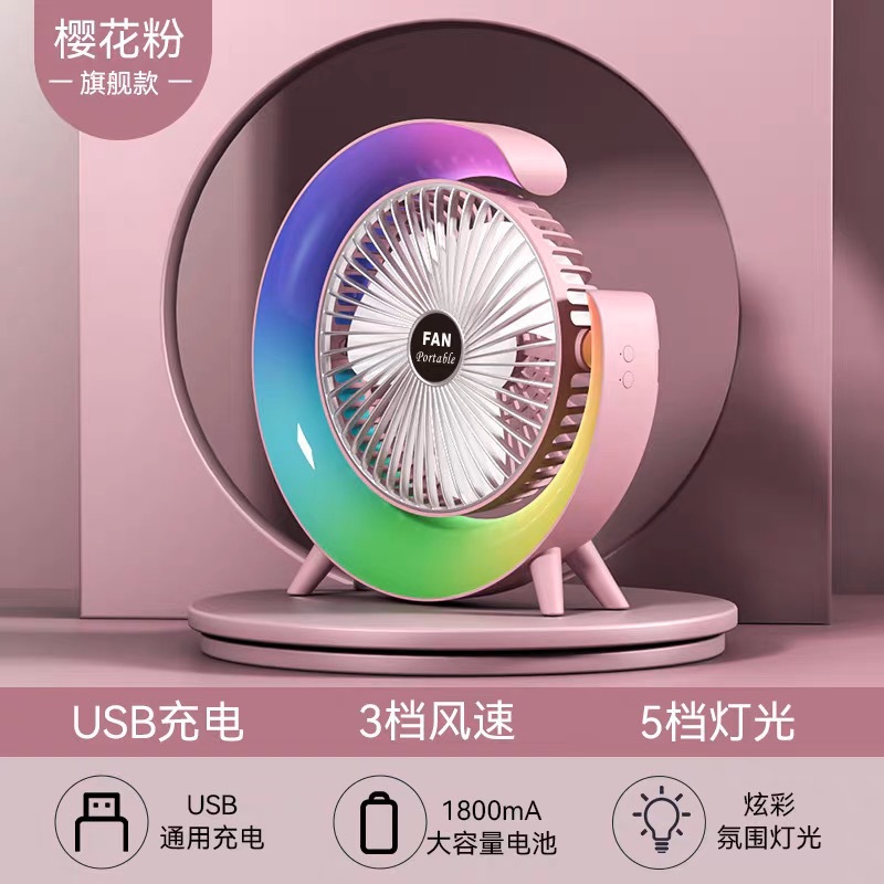 Amazon ventilador de lámpara de escritorio transfronterizo gran ventilador de viento ventilador de oficina doméstica ventilador pequeño ventilador de doble uso ventilador de circulación