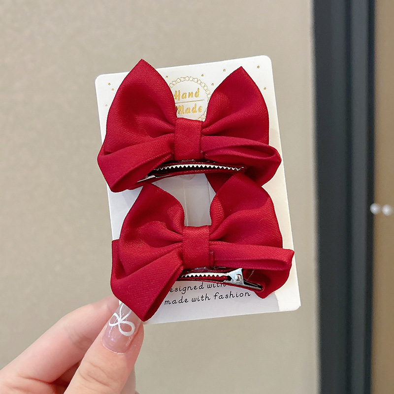 Año Nuevo accesorios para el cabello para niños arco de bordilla pinzas de cabello para niñas vestidos festivos vestidos chinos toques de cabello para niñas joyas de tarjetas de cabello