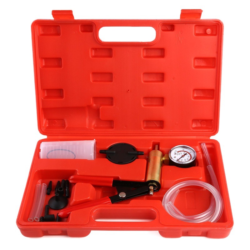 Coche bomba de vacío manual de doble propósito vacío presión negativa pistola de succión freno aceite reemplazo detector herramienta de reparación
