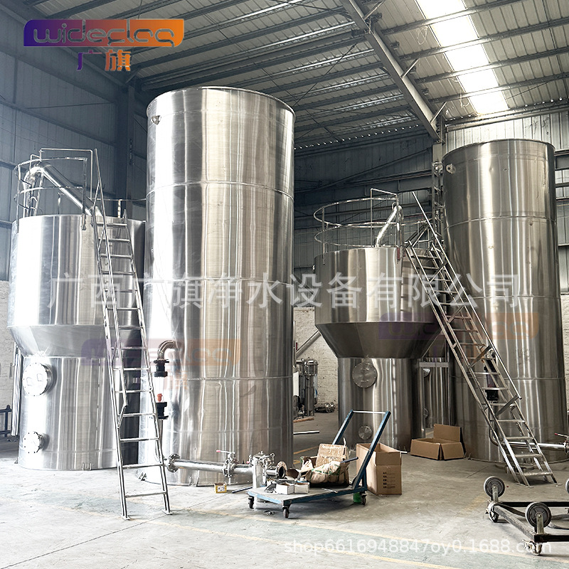 广旗牌规模化水厂工程 偏远山区重力式无阀过滤器 酒店供水净水器