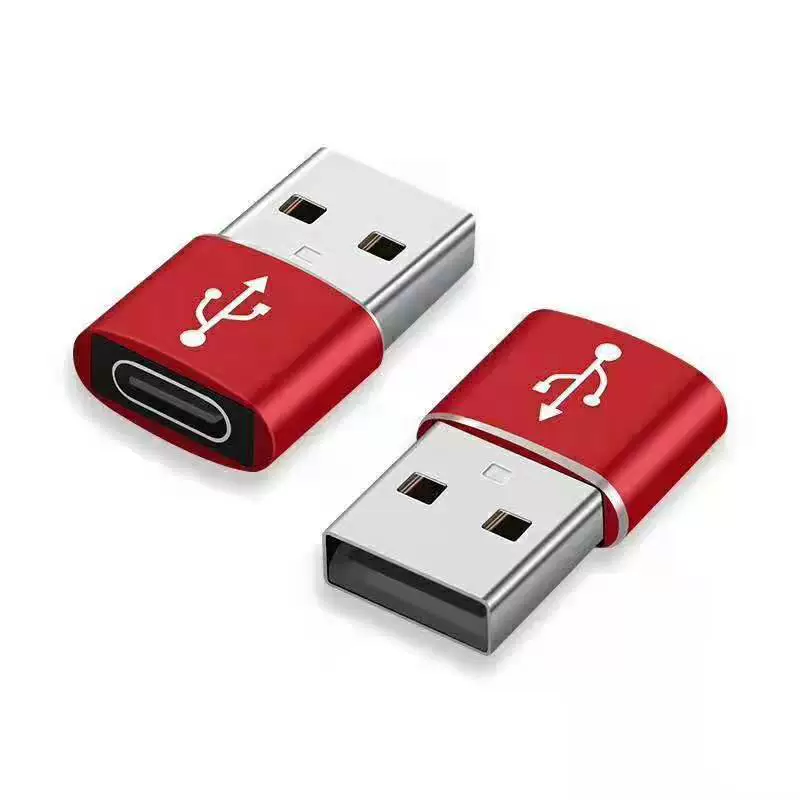 Адаптер для быстрой зарядки, USB-конвертер для телефона и ноутбука, Type-C гнездо — USB штекер