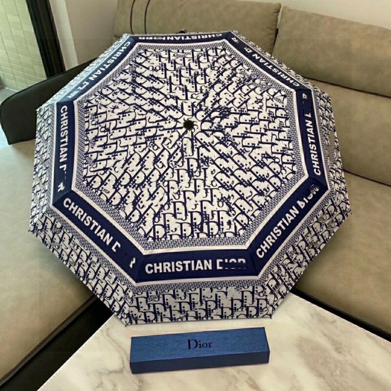 Light Luxury Classic Sunshade Big-Name Umbrella Da Classy Automatic Sun Protection Versatile Letters Rain or Shine Waterproof