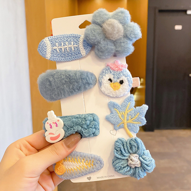 Peel de peluche para niños BB clip clip de peluche clip lateral para niñas lindas niñas toque de pelo para bebés