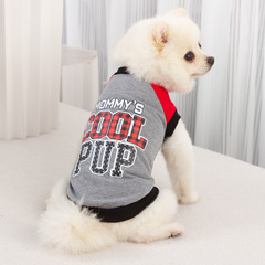 Wholesale New European and American Dog Clothes, Large Size COOL Puppy Cotton Backless Pet Clothes Manufacturer's Stock