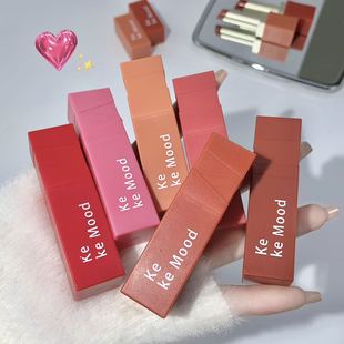 Kekemood Matte Lipstick, Whitening, Lightweight, Long-Lasting, Not Easy to Fade, Lightweight and Long-Lasting for Women
