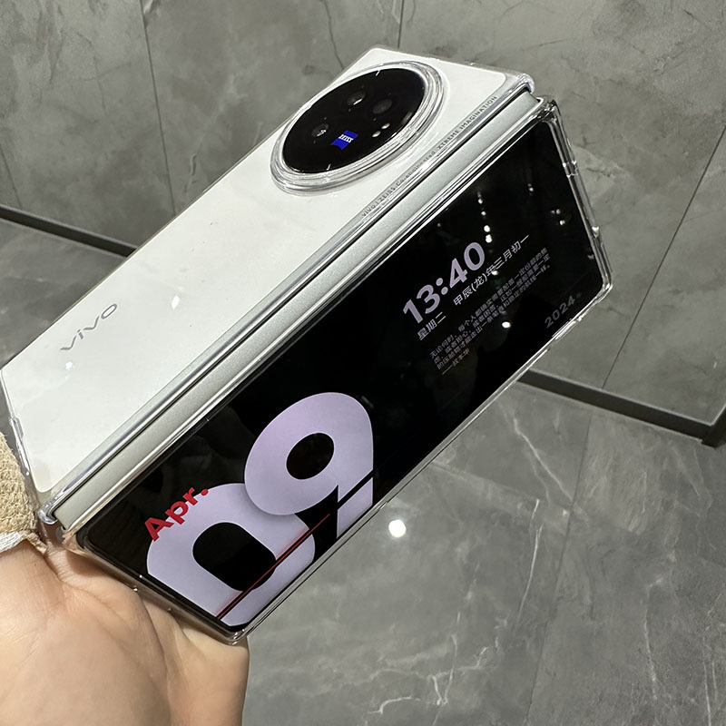 适用vivoxfold3透明手机壳xfoId5折叠屏fold3pro超薄保护套防摔硬|undefined