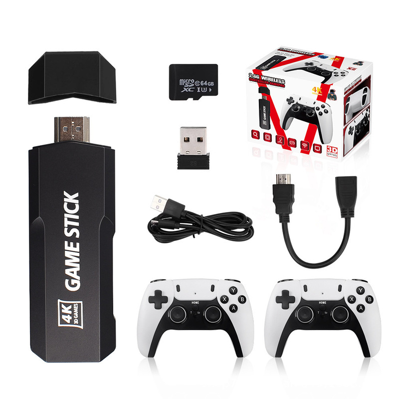 New Gd10Pro Home Game Console 2.4g Wireless Retro HDMI Tv Psp Home Use X2