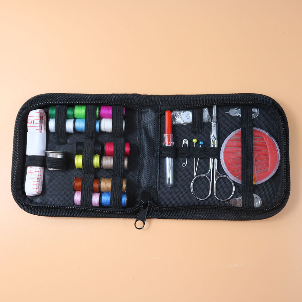 Spot al por mayor caja de costura para el hogar viaje en casa conjunto de herramientas de costura portátiles de bricolaje bolsa de costura de Amazon