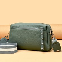 荔枝纹皮包包2025新款简约时尚斜挎包百搭单肩潮流软皮小方包