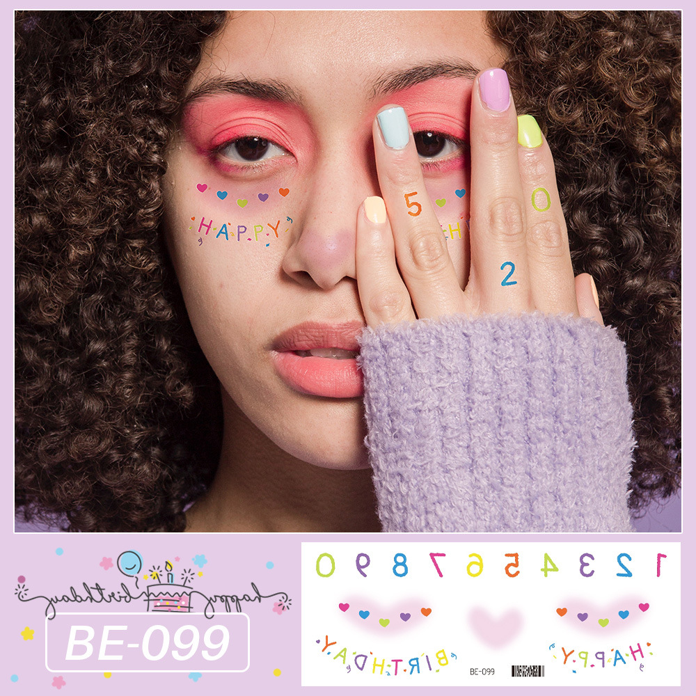 BE-099 (생일파티 페이스 스티커)