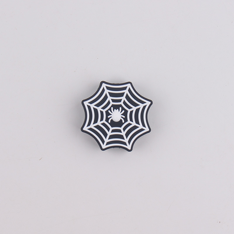 Extraña tela de araña de silicona cuentas creativas bolígrafo DIY accesorios goteo cuentas accesorios de cadena de tetina