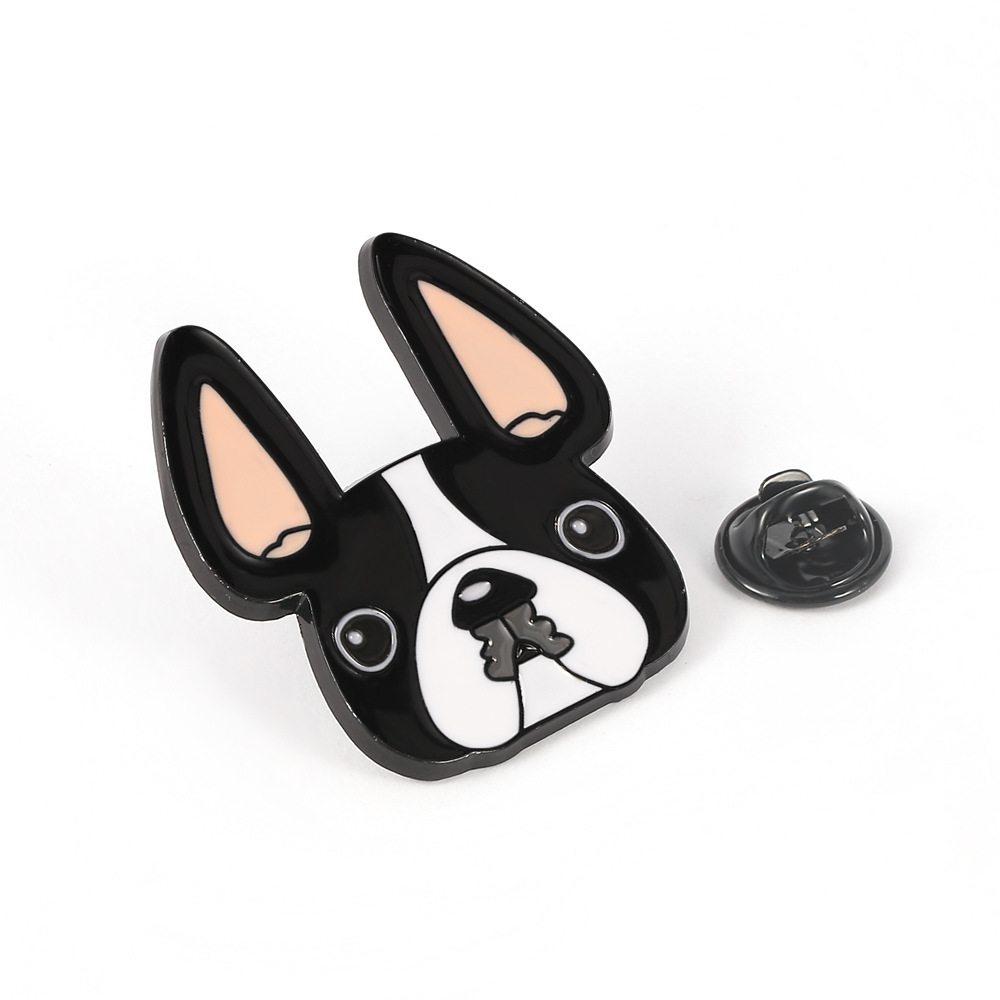 Lindo oso gato perro abeja broche ins moda personalizada ropa joyería creativa aleación insignia medalla