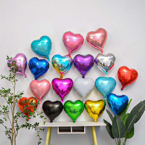 18-inch love aluminum film balloon monochrome wedding Valentine's…