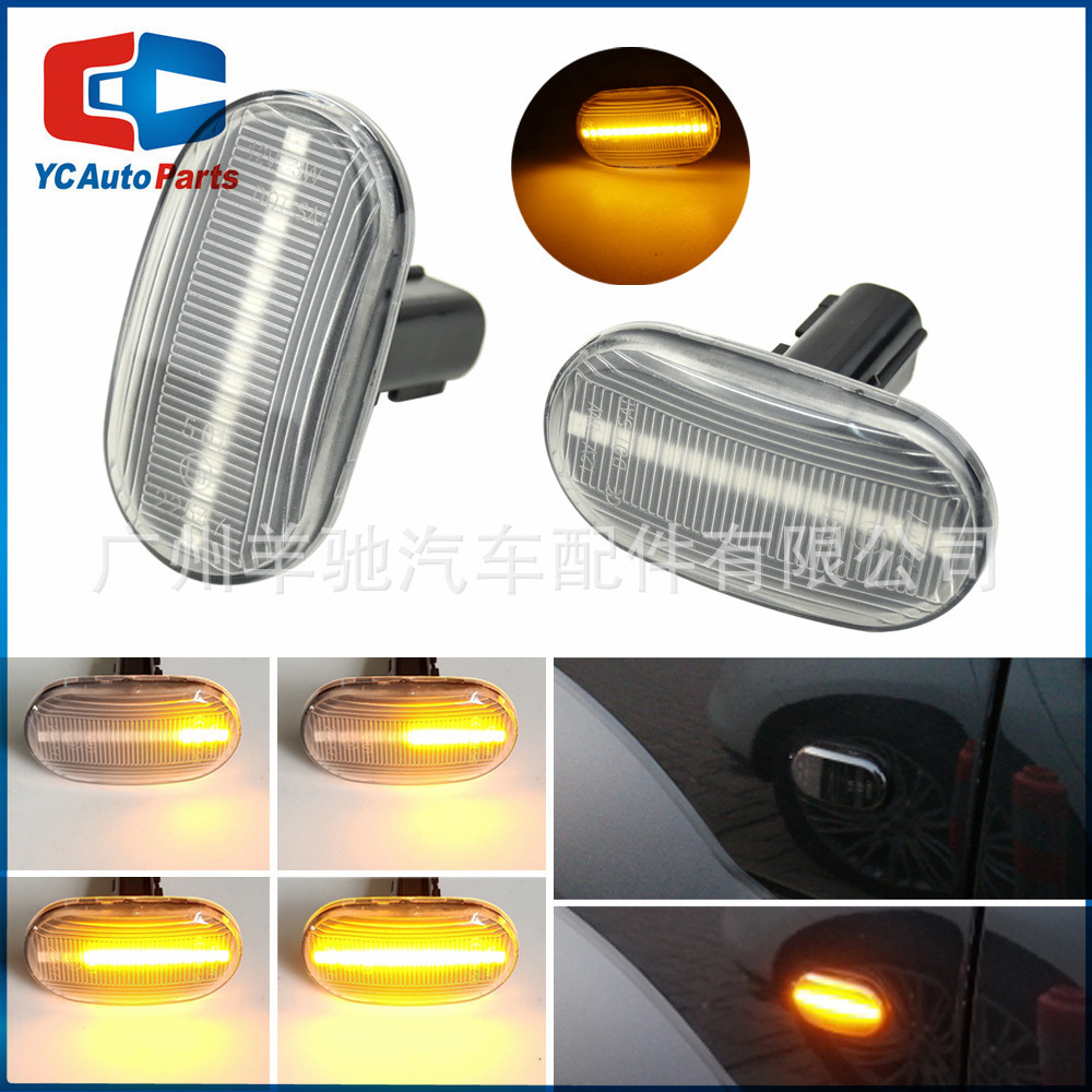 Suzuki Jimni 2019 lámpara lateral del coche LED señal de giro dinámico espejo retrovisor intermitente lámpara de agua
