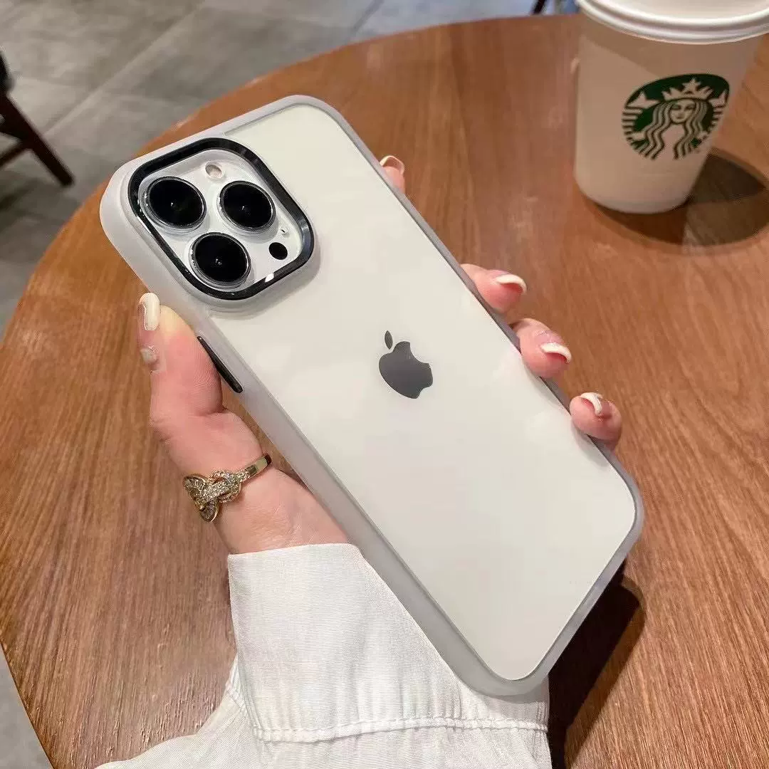 Чехол для телефона Apple iPhone 15 Pro Max, защитная металлическая рамка на объективе, матовый бамппер (2–10 мм?)
