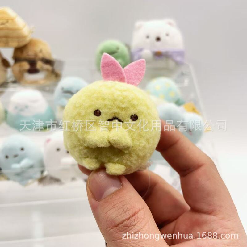 日本san-xコーナー生物フライ魚雑草ミニぬいぐるみ手玉プレゼント|undefined