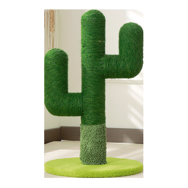 Cactus personalizado neto neto simulación planta juguetes para gatos tabla de agarre de gato resistente cactus marco de escalada para gatos juguetes para mascotas