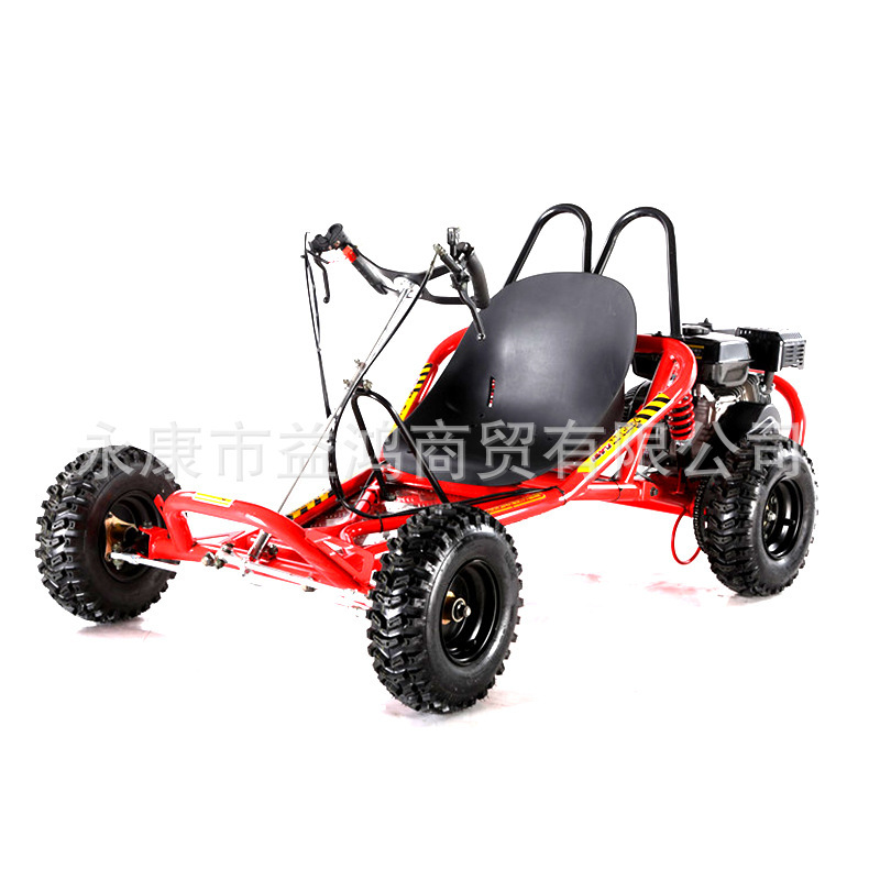 168汽油款手刹方向盘 配6寸飞机轮胎 (5)