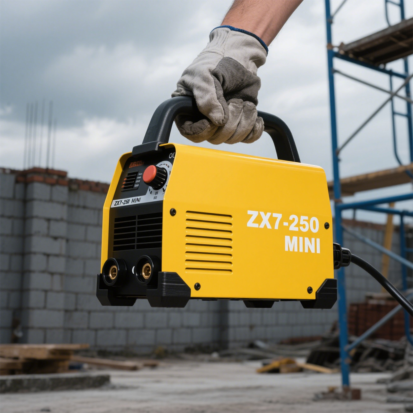 Máquina portátil de soldadura mini 110V / 220V MMA arco IGBT inversor 200 / 250A soldadora de alambre de cobre