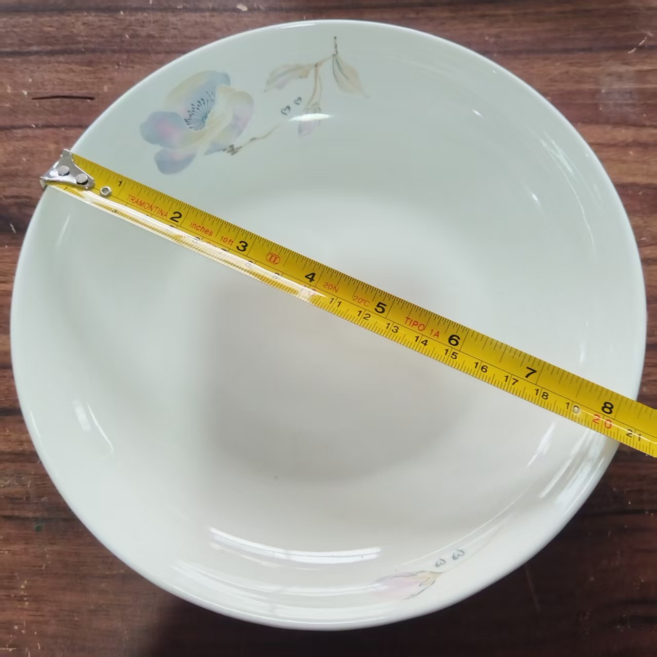 공장 직접 공급 세라믹 식기 재고 8 인치 세라믹 식기 접시 그릇 도매 주방 레스토랑 식기 도매