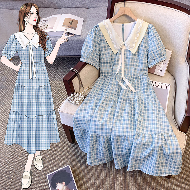  夏  M-4XL 大きいサイズ ワンピース