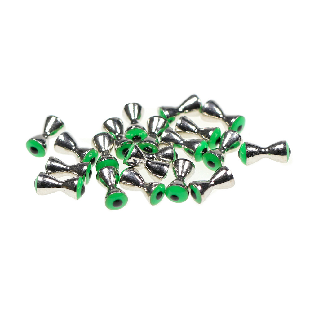 10 unids/pack cobre mancuerna ojo pesca con mosca lana gancho vinculante material vinculante herramienta mosca gancho ojo material DIY