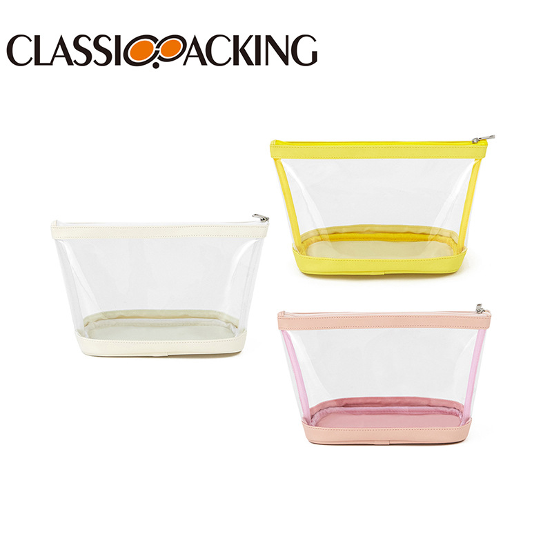 Japonés ins bolsa de cosméticos de gran capacidad Portátil Bolsa de lavado de material de PVC bolsa de almacenamiento de cuidado de la piel de viaje