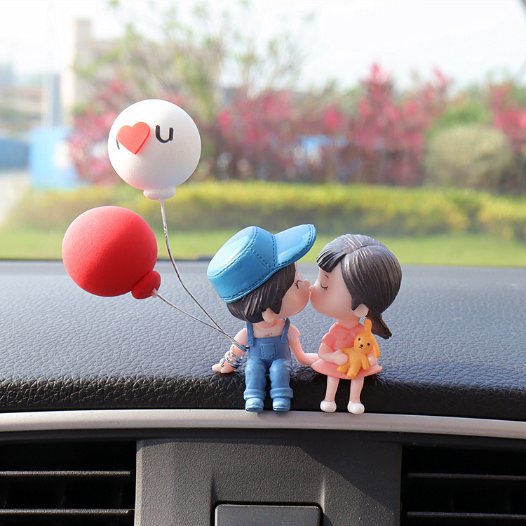 Lindo regalo para niñas, decoración de coche de pareja, decoración de coche, pastel, decoración de escritorio de oficina en el hogar